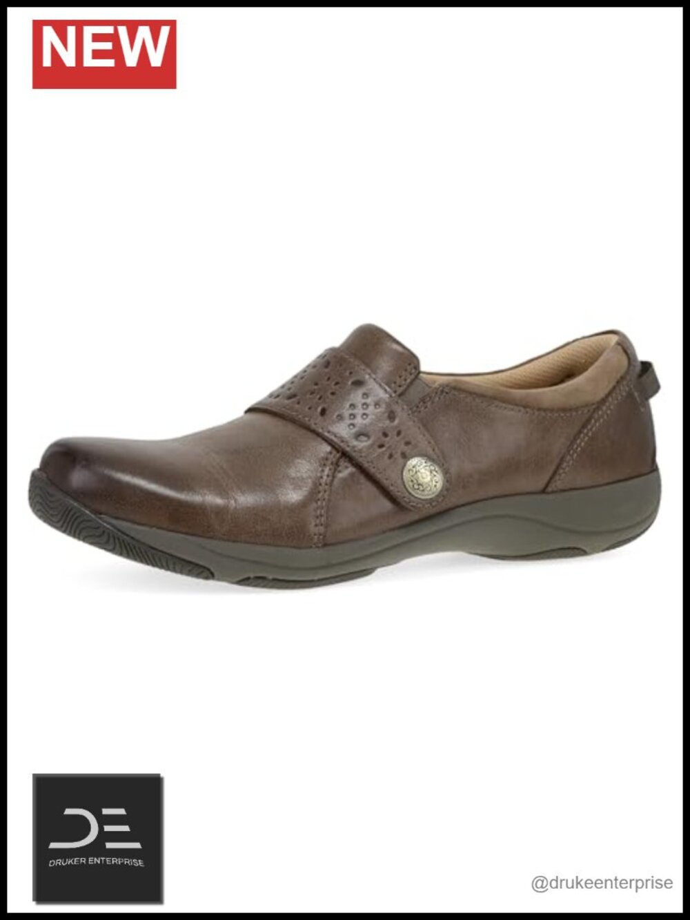 Dansko Sallie Women's Comfort Leather Walking Shoes Slip Resistant